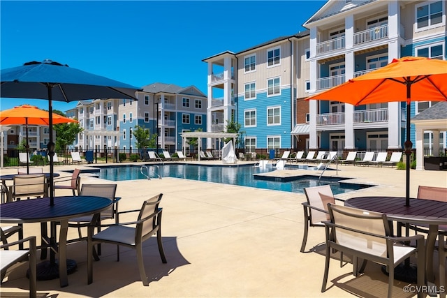 10526 Stony Bluff Dr Unit 308, Ashland, VA 23005 - pool with a patio area and fence