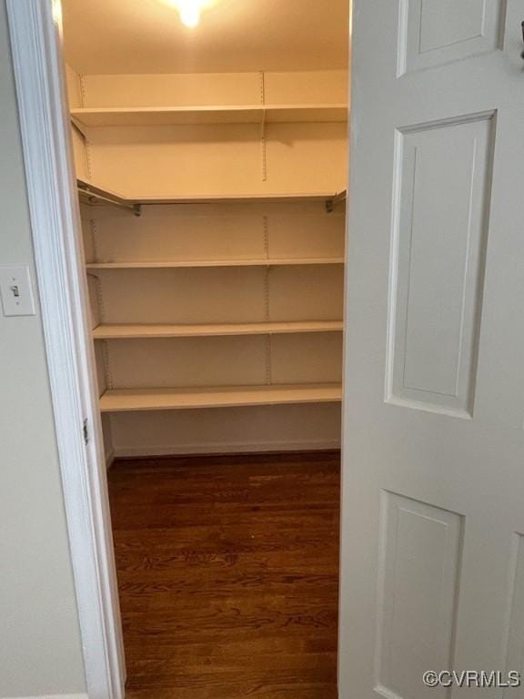 view of pantry