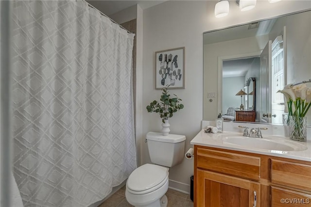 2600 Mulberry Row Rd, Midlothian, VA 23113 - full bathroom featuring tile patterned floors, toilet, and vanity