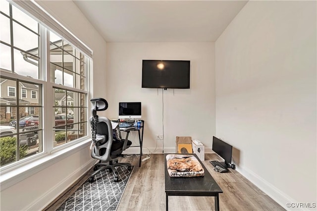 6177 Bowline Ln, Richmond, VA 23234 - home office featuring wood finished floors and baseboards