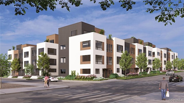view of property featuring a residential view