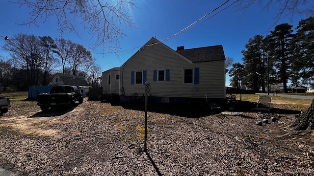 view of home's exterior