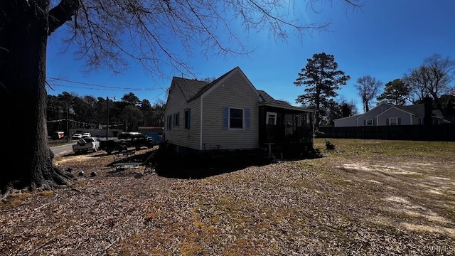 view of side of home