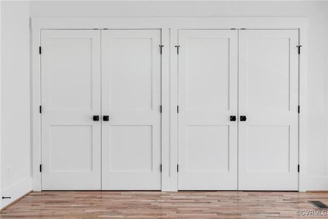 closet with visible vents