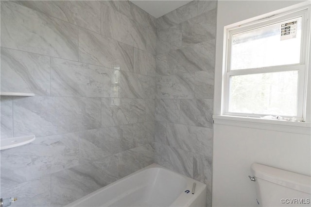 233 Christopher Wren Rd, Williamsburg, VA 23185 - bathroom with toilet and shower / bathtub combination