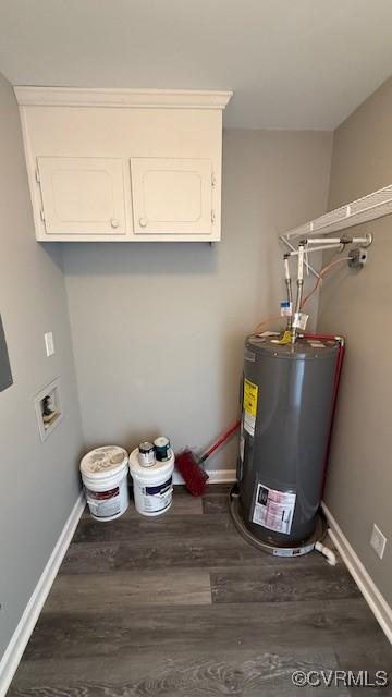 utilities featuring electric water heater