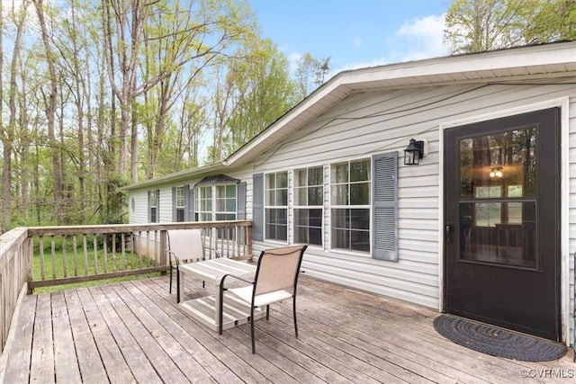 10340 Swift Rd, Partlow, VA 22534 - view of wooden deck