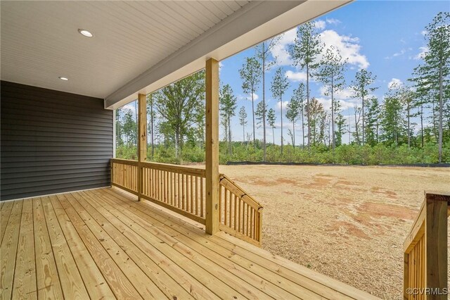 view of deck