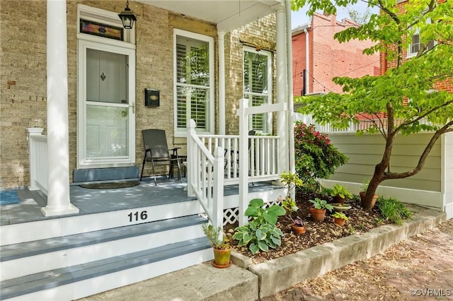 116 N 29th St, Richmond, VA 23223 - view of exterior entry with covered porch