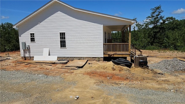 170 Barter Hill Rd, Cumberland, VA 23040 - view of side of property with covered porch