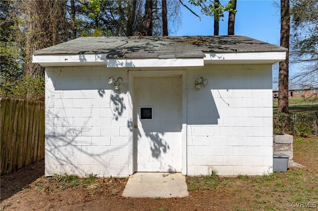 2230 Lancers Blvd, Chesterfield, VA 23224 - view of shed featuring fence