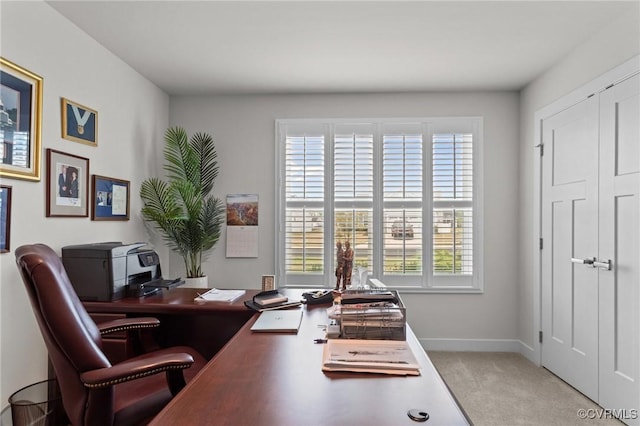8106 W Danube Loop, New Kent, VA 23124 - office area featuring carpet and baseboards