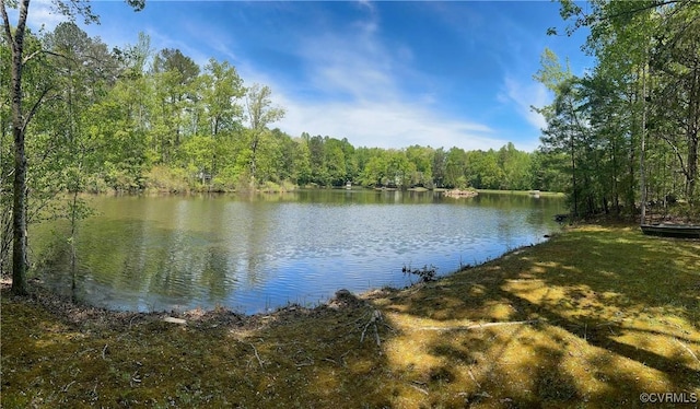 328 Perrow Ln, Manakin Sabot, VA 23103 - water view with a wooded view