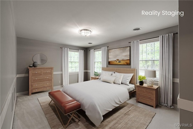 328 Perrow Ln, Manakin Sabot, VA 23103 - bedroom featuring baseboards, light colored carpet, and visible vents