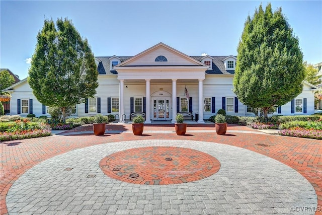 3801 Duckling Walk, Glen Allen, VA 23060 - view of front facade with french doors and a porch