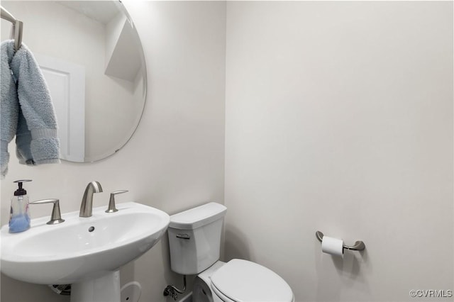 2248 Libbie Lake W Street A, Henrico, VA 23230 - half bathroom featuring a sink and toilet