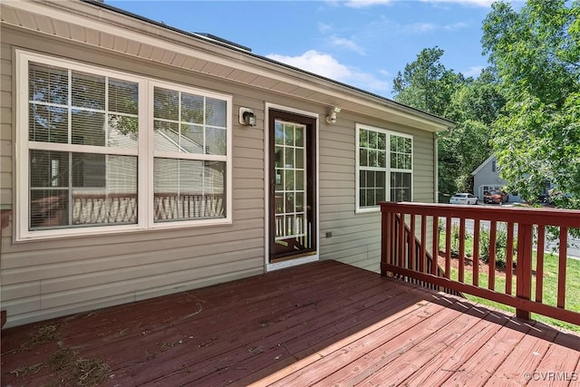 14530 Hancock Ridge Ct, Chesterfield, VA 23832 - view of wooden deck