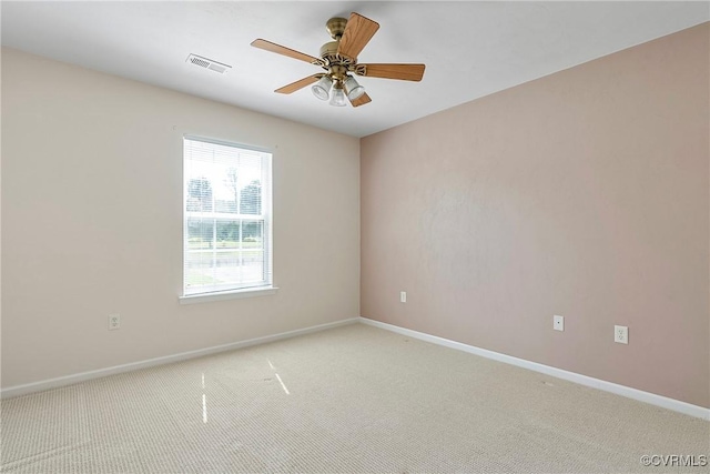 14530 Hancock Ridge Ct, Chesterfield, VA 23832 - empty room featuring light carpet, baseboards, and ceiling fan