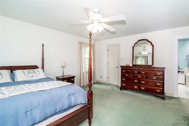 3112 Brookemoor Ct, Glen Allen, VA 23060 - carpeted bedroom featuring ceiling fan