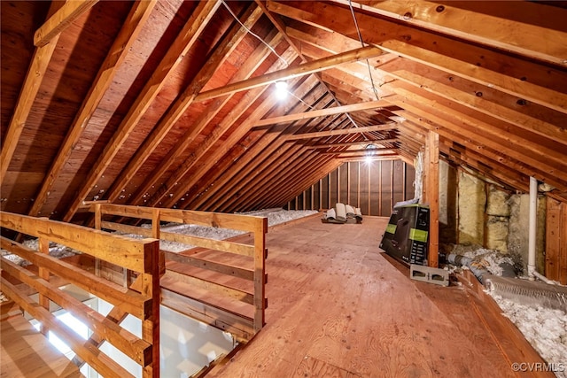 3112 Brookemoor Ct, Glen Allen, VA 23060 - attic featuring an upstairs landing