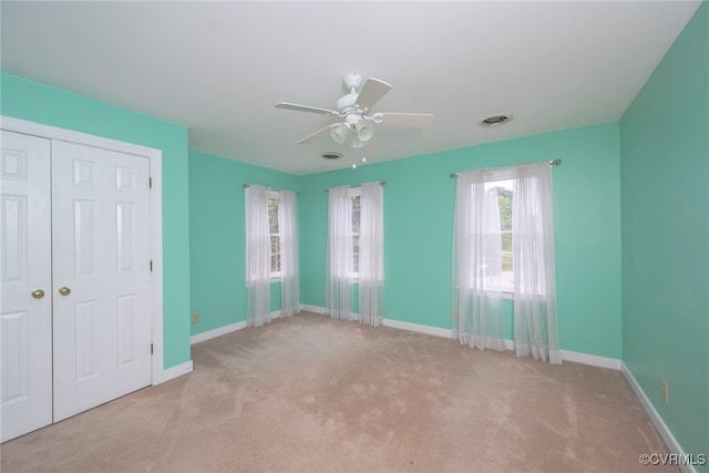 3112 Brookemoor Ct, Glen Allen, VA 23060 - unfurnished bedroom with baseboards, visible vents, carpet floors, and a closet