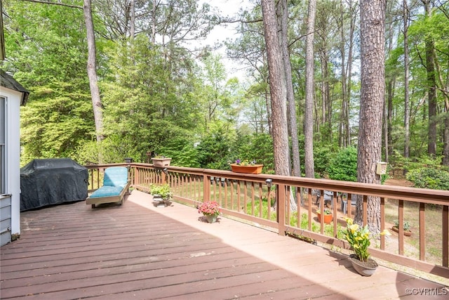 3112 Brookemoor Ct, Glen Allen, VA 23060 - wooden deck with grilling area