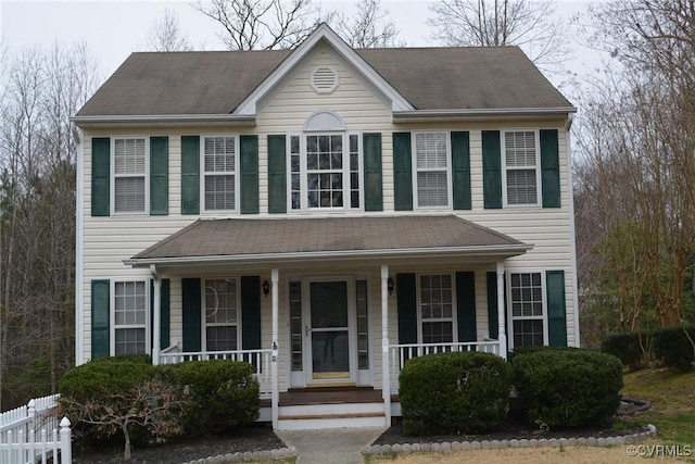 3012 Nottington Ct, Chester, VA 23831 - colonial-style house featuring a porch