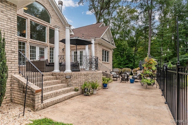 2403 Bermuda Ave, Chester, VA 23836 - view of patio / terrace with fence