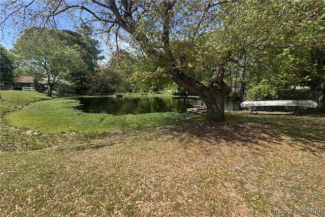 16 Lakeview Dr, Newport News, VA 23602 - view of yard featuring a water view