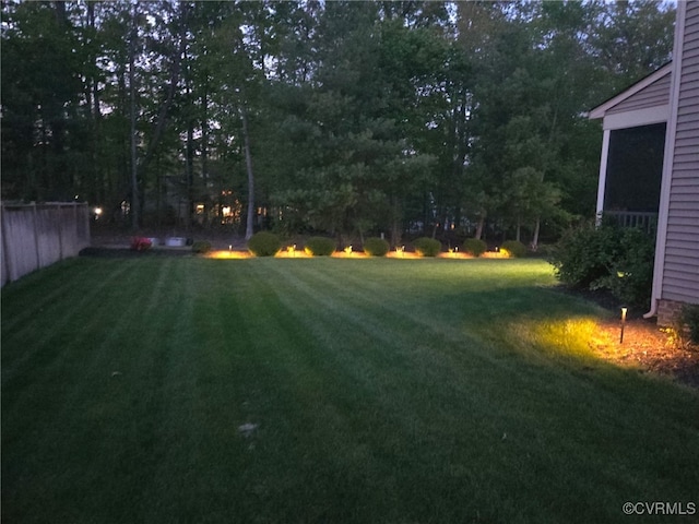 view of yard