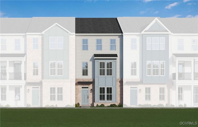 15345 Sunray Aly, Chesterfield, VA 23832 - view of property with a front yard