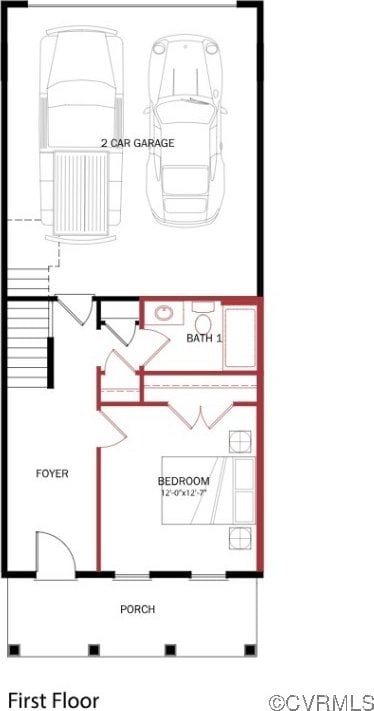 15345 Sunray Aly, Chesterfield, VA 23832 - property floor plan