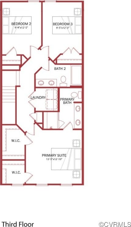 15345 Sunray Aly, Chesterfield, VA 23832 - home floor plan