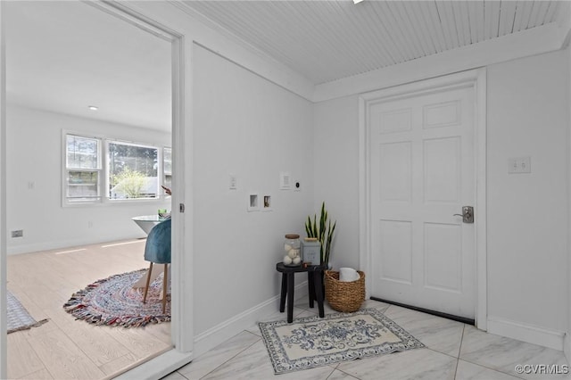 6512 River Rd, South Chesterfield, VA 23803 - entryway featuring baseboards