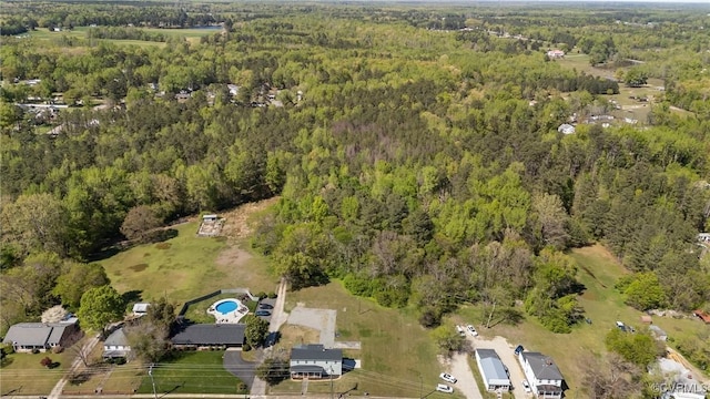 6512 River Rd, South Chesterfield, VA 23803 - aerial view with a forest view