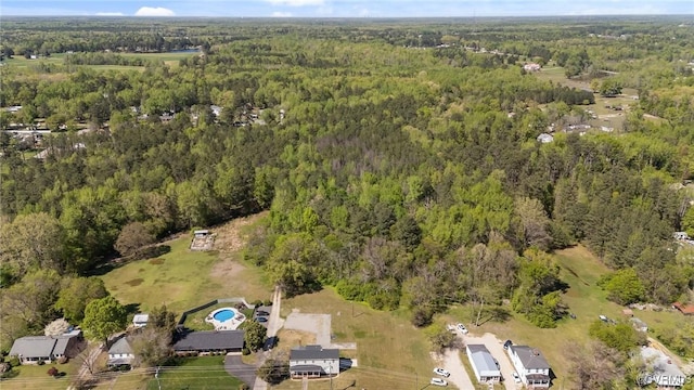 6512 River Rd, South Chesterfield, VA 23803 - aerial view featuring a forest view