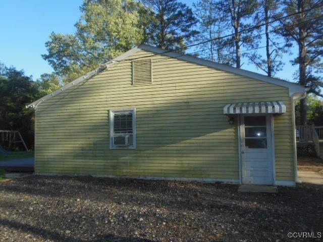 view of property exterior
