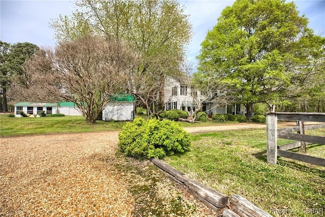 view of yard