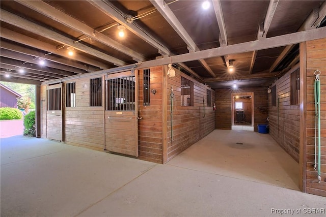 view of stable