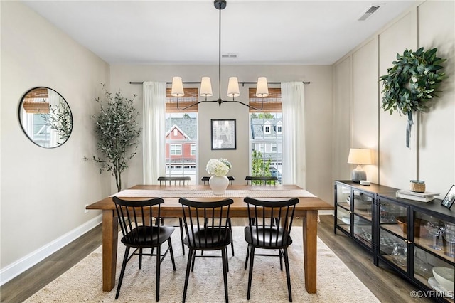 6812 Leire Ln, Chesterfield, VA 23832 - dining space with wood finished floors and baseboards