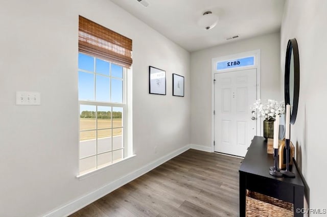 6812 Leire Ln, Chesterfield, VA 23832 - foyer featuring baseboards and wood finished floors