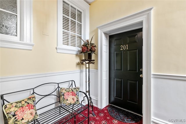 view of exterior entry