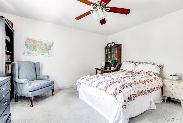10278 Henderson Hall Rd, Mechanicsville, VA 23116 - bedroom featuring carpet, a ceiling fan, and baseboards