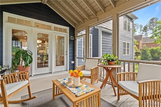 5530 Tyshire Pkwy, Providence Forge, VA 23140 - sunroom featuring wood ceiling