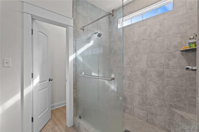 5530 Tyshire Pkwy, Providence Forge, VA 23140 - bathroom with a tile shower