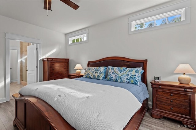 5530 Tyshire Pkwy, Providence Forge, VA 23140 - bedroom featuring wood finished floors, multiple windows, a ceiling fan, and baseboards