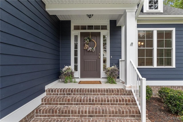 5530 Tyshire Pkwy, Providence Forge, VA 23140 - doorway to property featuring roof with shingles