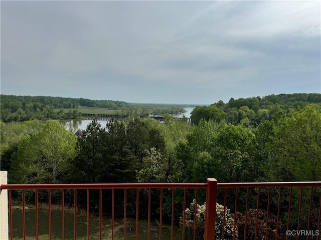 301 Beacon Ridge Dr Unit 607, Hopewell, VA 23860 - water view with a forest