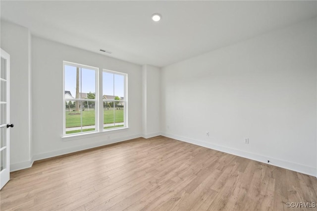 12129 Morning Walk, Henrico, VA 23233 - empty room featuring light wood-style flooring, baseboards, and recessed lighting