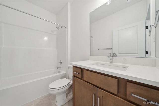 12129 Morning Walk, Henrico, VA 23233 - full bathroom with vanity, toilet, tub / shower combination, and tile patterned floors